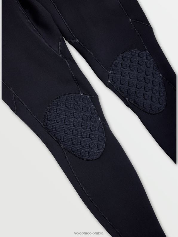 Mono modular con cremallera en el pecho de 3/2 mm negro Z44ZX637 ropa hombres