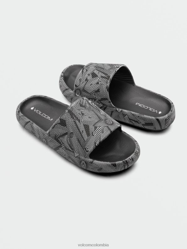 sandalias con diseño de nube de piedra blanco negro Z44ZX583 calzado hombres