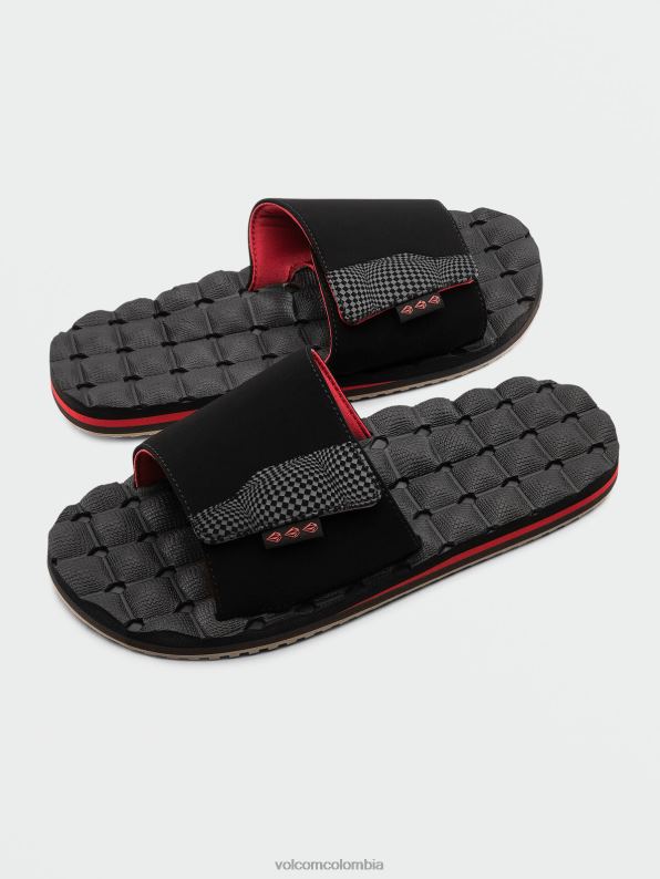 sandalias reclinables cinta roja Z44ZX598 calzado hombres