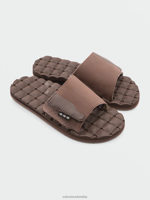 sandalias reclinables marrón Z44ZX597 calzado hombres
