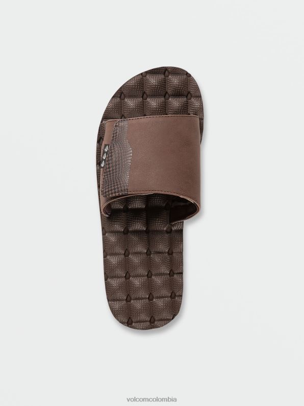 sandalias reclinables marrón Z44ZX597 calzado hombres