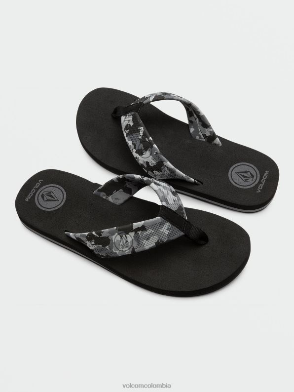 sandalias de vacaciones camuflaje Z44ZX613 calzado hombres