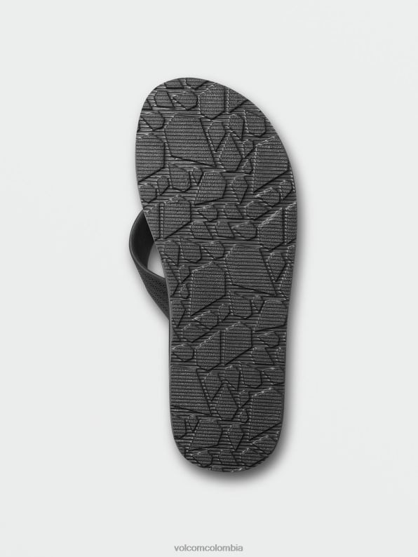 sandalias de vacaciones destrucción negra Z44ZX588 calzado hombres