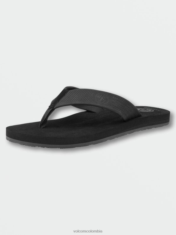 sandalias de vacaciones destrucción negra Z44ZX588 calzado hombres
