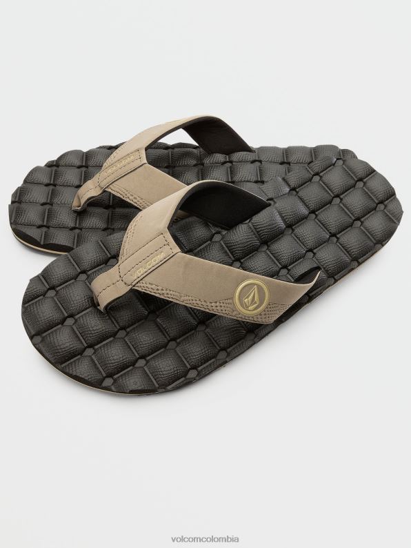 sandalias reclinables caqui Z44ZX582 calzado hombres