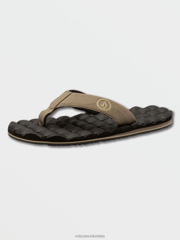 sandalias reclinables caqui Z44ZX582 calzado hombres
