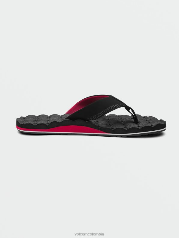 sandalias reclinables cinta roja Z44ZX599 calzado hombres
