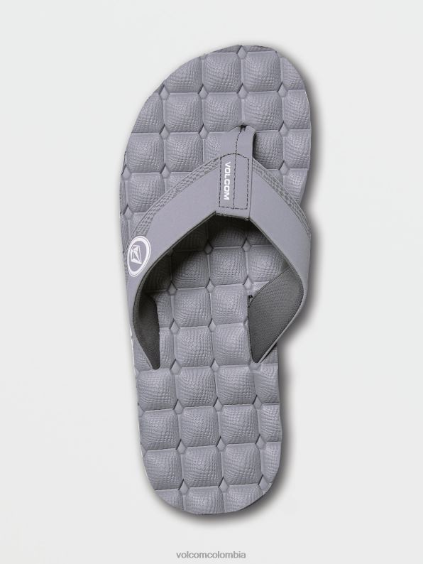 sandalias reclinables gris claro Z44ZX585 calzado hombres