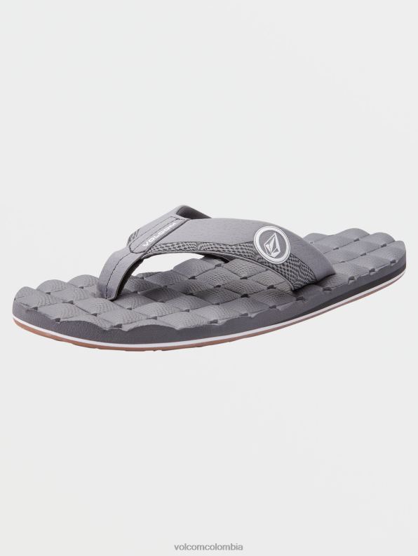 sandalias reclinables gris claro Z44ZX585 calzado hombres