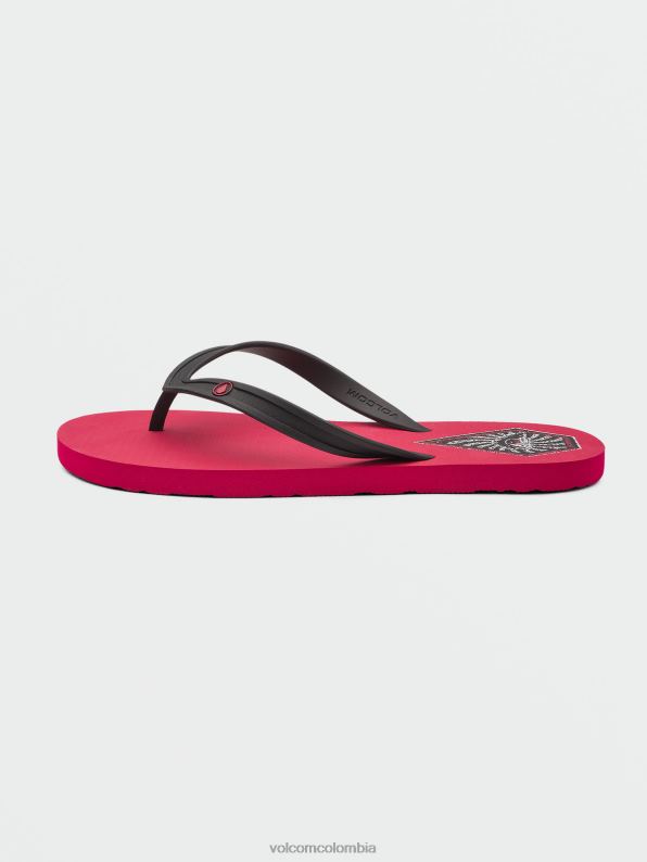 sandalias rockeras 2 cinta roja Z44ZX620 calzado hombres