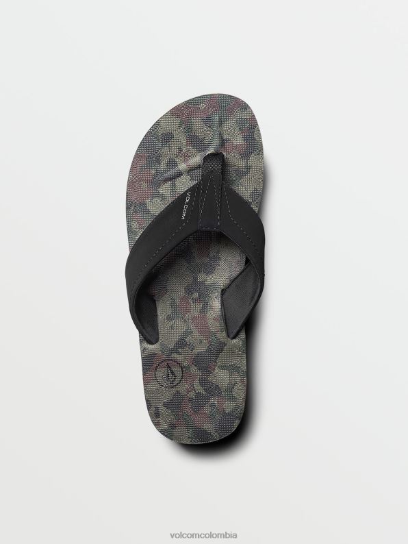 sandalias víctor camuflaje oscuro Z44ZX601 calzado hombres