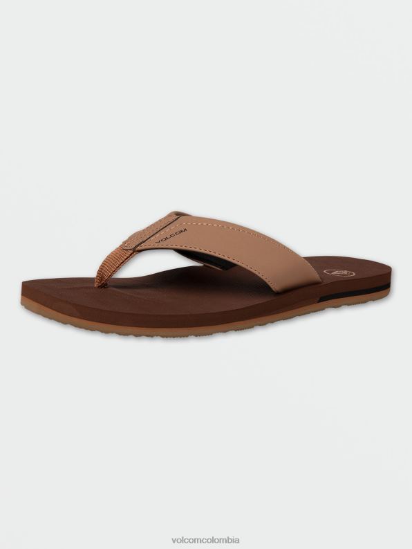 sandalias víctor marrón caqui Z44ZX589 calzado hombres