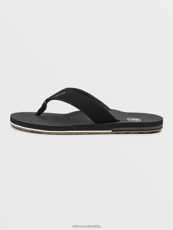 sandalias víctor negro Z44ZX580 calzado hombres