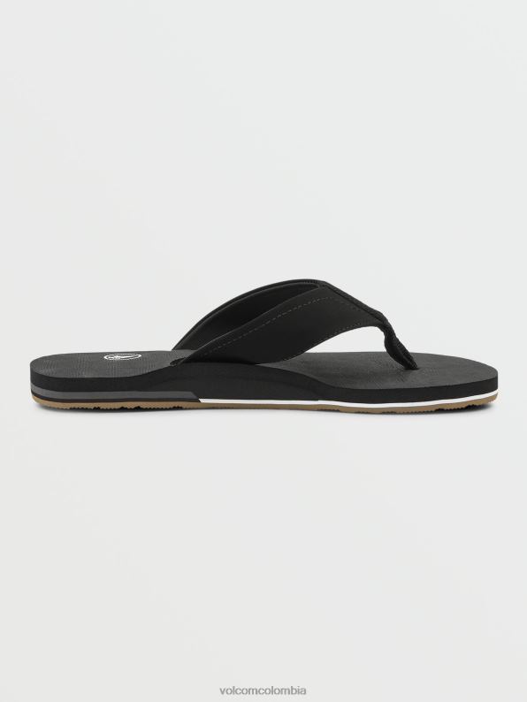 sandalias víctor negro Z44ZX580 calzado hombres