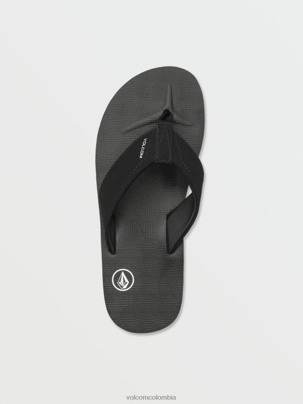 sandalias víctor negro Z44ZX580 calzado hombres