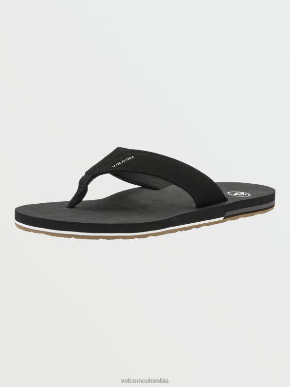 sandalias víctor negro Z44ZX580 calzado hombres