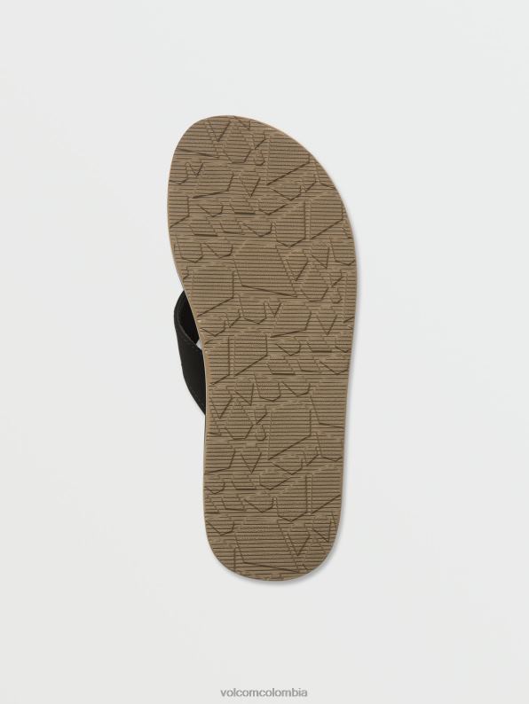 sandalias víctor negro Z44ZX580 calzado hombres