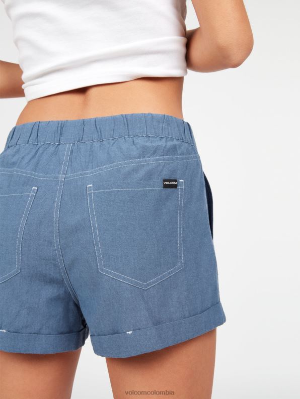 pantalones cortos de puntal de domingo vuelo azul Z44ZX963 ropa mujer