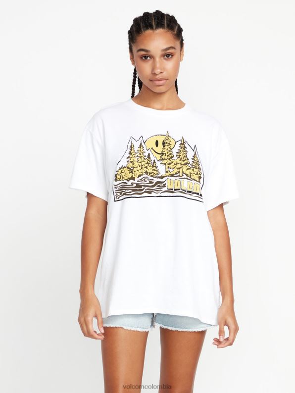 camisa de manga corta con diseño de piedra estrella blanca Z44ZX806 ropa mujer