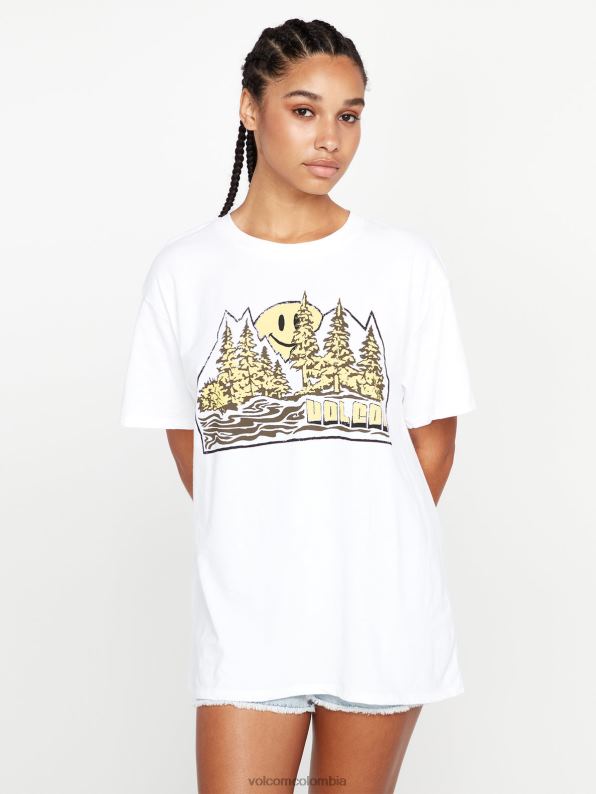 camisa de manga corta con diseño de piedra estrella blanca Z44ZX806 ropa mujer