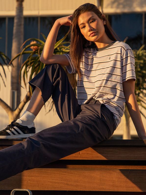 camisa de manga corta con paquete de fiesta rayo de luna Z44ZX818 ropa mujer