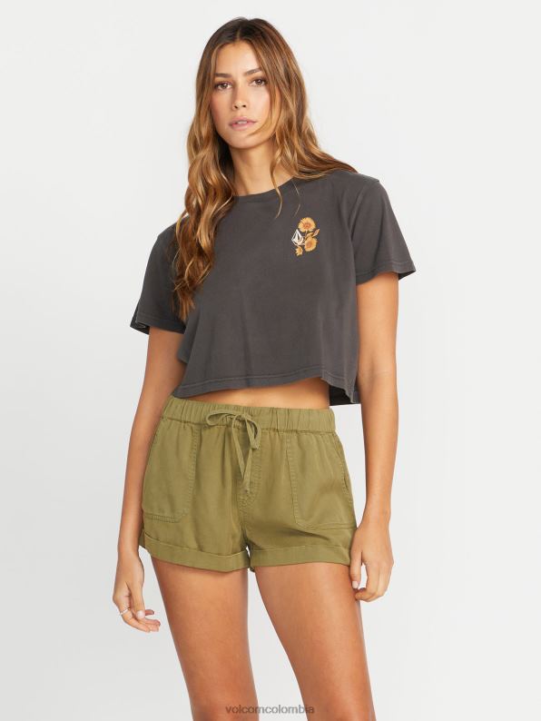 camiseta manga corta enternet negro Z44ZX775 ropa mujer