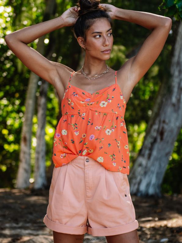 camiseta sin mangas mucho mahalo coral oscuro Z44ZX808 ropa mujer