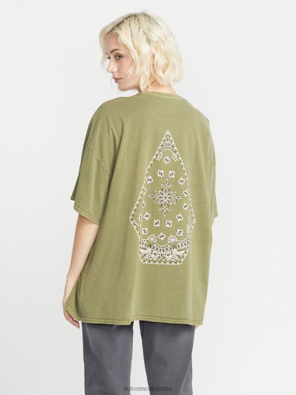 mis chicos camiseta de manga corta musgo Z44ZX789 ropa mujer