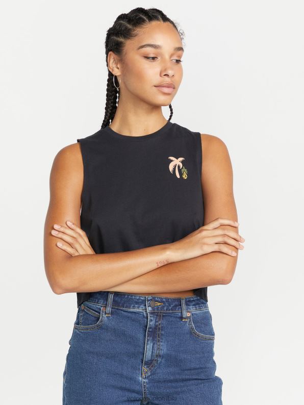 tanque de cultivo de hora de piedra negro Z44ZX783 ropa mujer