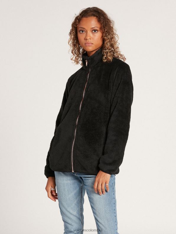 chaqueta con cremallera pheelin phuzzy negro Z44ZX855 ropa mujer
