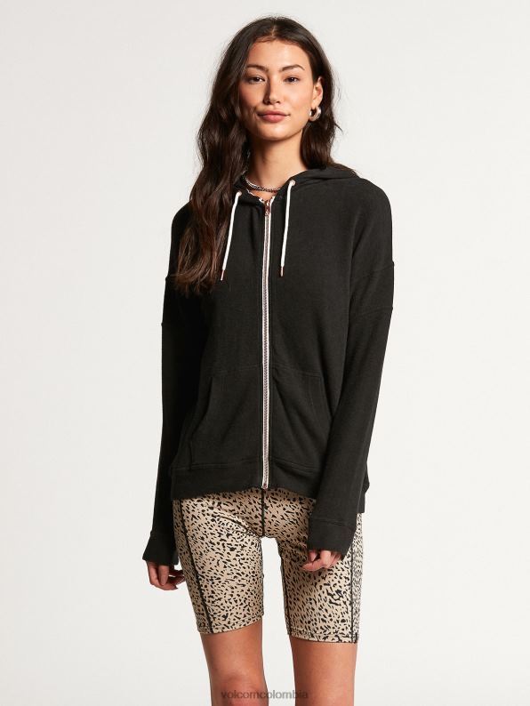 chaqueta con cremallera vivid in lounge negro Z44ZX849 ropa mujer