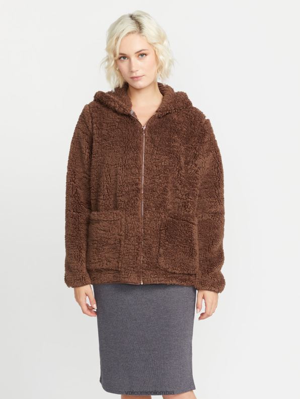 chaqueta phuz up vivid in lounge chocolate Z44ZX902 ropa mujer