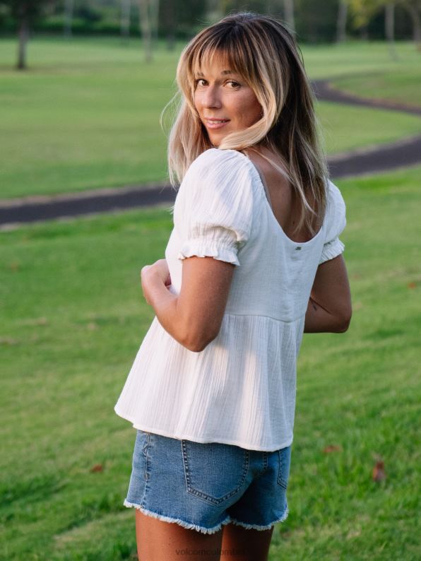 una parte superior completa estrella blanca Z44ZX804 ropa mujer