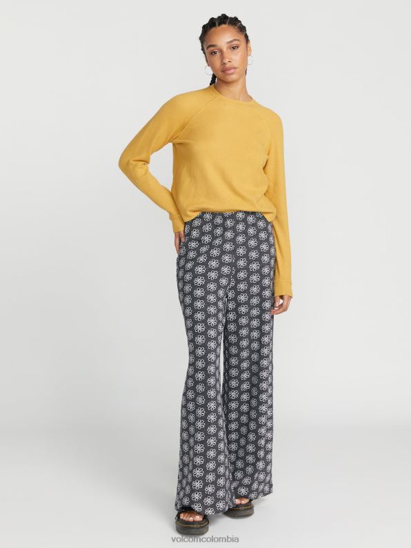 pantalones de bebé margarita negro Z44ZX926 ropa mujer