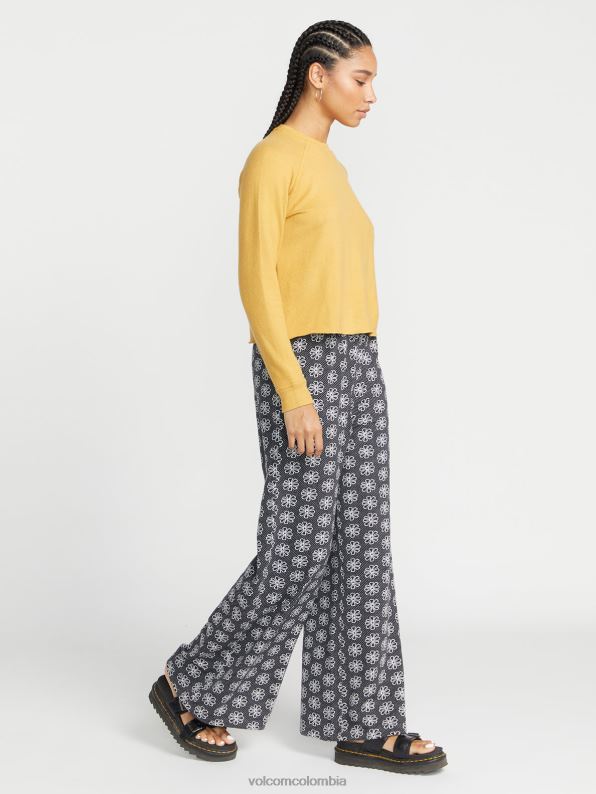 pantalones de bebé margarita negro Z44ZX926 ropa mujer