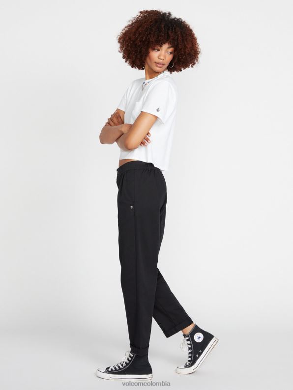 pantalones de chándal negro Z44ZX941 ropa mujer