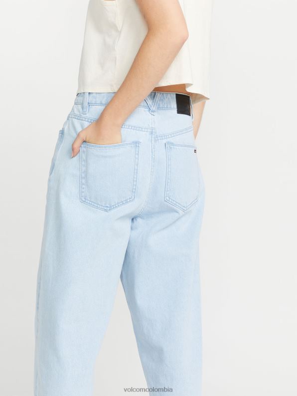 pantalones de mezclilla azul claro Z44ZX918 ropa mujer