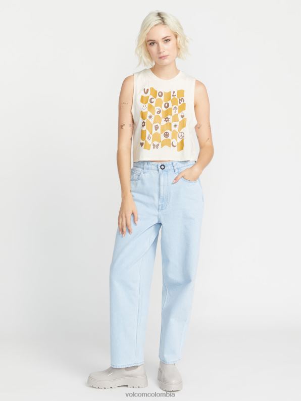 pantalones de mezclilla azul claro Z44ZX918 ropa mujer