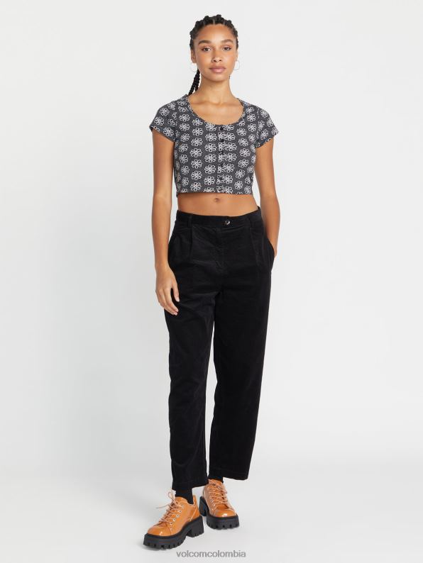 pantalones de pana de histona negro Z44ZX915 ropa mujer