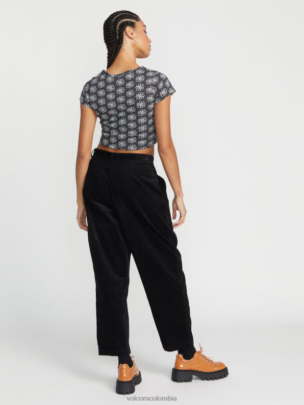 pantalones de pana de histona negro Z44ZX915 ropa mujer