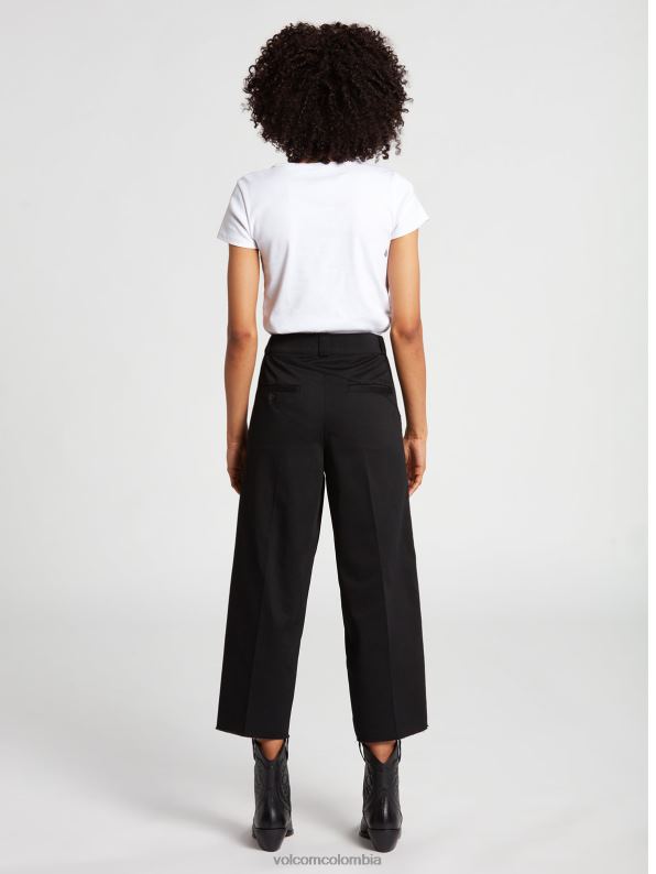 qué pantalones chinos negro Z44ZX970 ropa mujer
