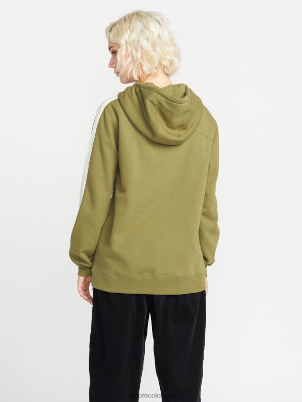 salir 2 sudadera con capucha musgo Z44ZX835 ropa mujer