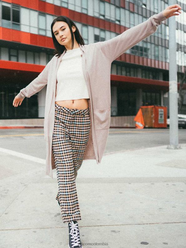 suéter cardi de tiro midi de living in lounge orquídea de invierno Z44ZX858 ropa mujer