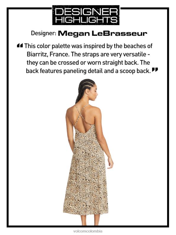 maxi vestido Huella animal Z44ZX885 ropa mujer