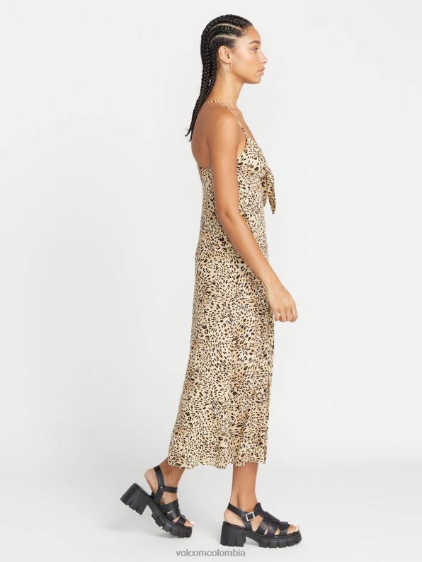 maxi vestido Huella animal Z44ZX885 ropa mujer