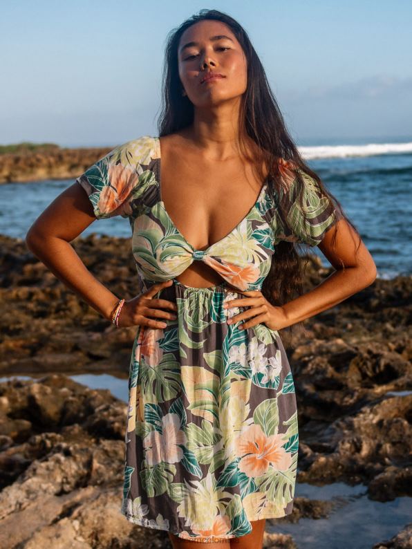 vestido de excapismo pizarra gris Z44ZX870 ropa mujer