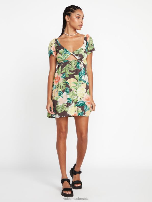 vestido de excapismo pizarra gris Z44ZX870 ropa mujer