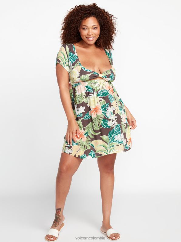 vestido de excapismo pizarra gris Z44ZX870 ropa mujer