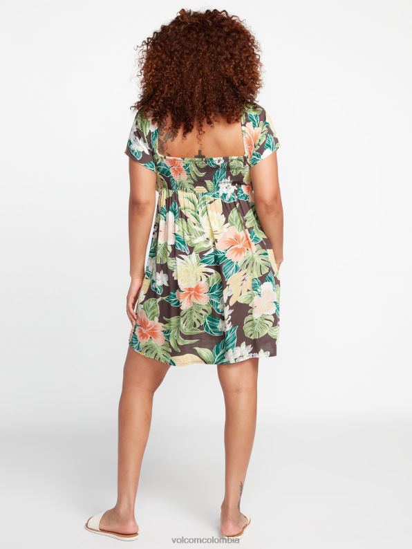 vestido de excapismo pizarra gris Z44ZX870 ropa mujer