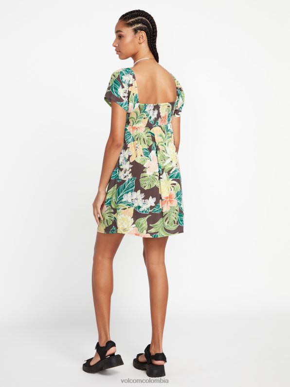 vestido de excapismo pizarra gris Z44ZX870 ropa mujer